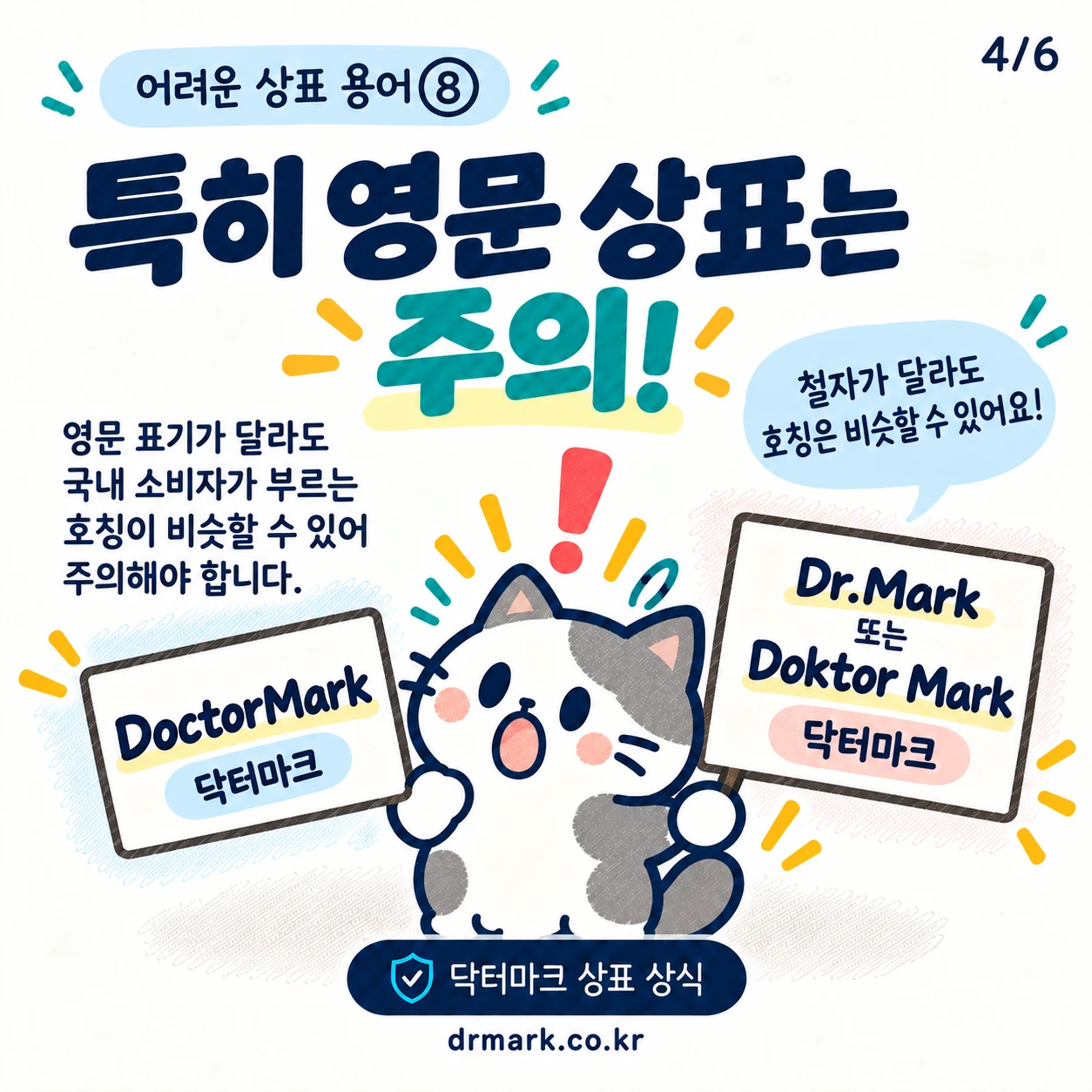 어려운 상표 용어 ⑧ 상표의 '호칭'이 뭐예요? — 카드 4/6